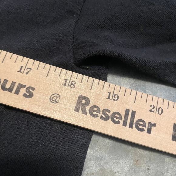 McDonalds Saweetie Crew Tee Shirt Medium Black Cotton Crewneck Logo Fast Food - Picture 7 of 8